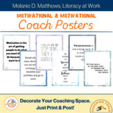 12 Pack of Motivational Coach Posters