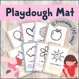 12-Page Playdough Mats Set - A5 Size (5.8 x 8.3 inches) Di