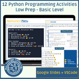 Python Computer Coding Activities Computer Science for Beginners