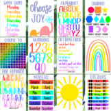 12 Rainbow educational prints for toddlers/children