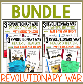 Preview of 12 Reader's Theaters - Revolutionary War Bundle
