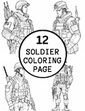 12 Realistic Soldier Coloring Pages For Teens And Adults  