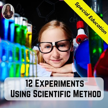 Preview of 12 Science Experiments to use in Special Education