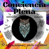 12 Spanish Affirmation Mindfulness Coloring Pages Sub Plan