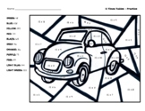 12 Times Table - Coloring Activity