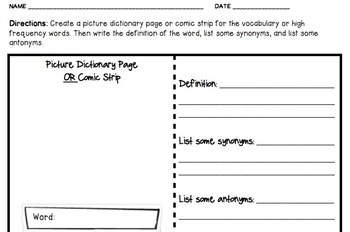 12 Vocabulary Lists Fill-in Blanks Assessments Activities 3rd 4th Grade