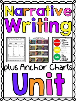 Preview of NARRATIVE Writing of the Week UNIT (print & digital)