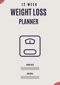 Preview of 12 Week Weight Loss Planner