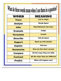 12 Words Often on State Testing Questions Poster