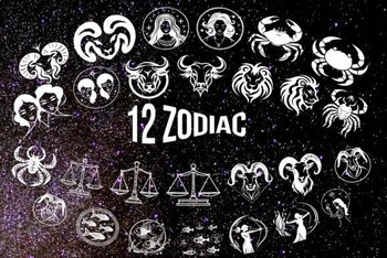 Preview of 12 Zodiac Font