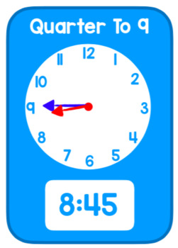 Preview of 12 and 24 Hour Clocks Bundle (O'Clock, Half Past, Quarter Past and Quarter To)