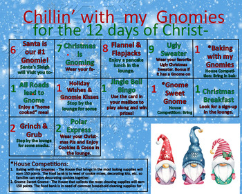 Preview of 12 days of Christmas (editable resource)