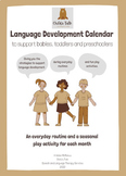 12 month Language Development Calendar
