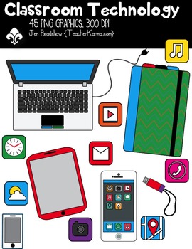 technology in the classroom clipart