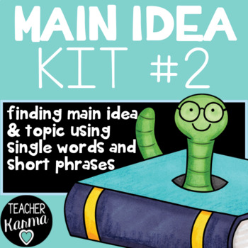 Preview of Main Idea Kit #2 - Topic Cards