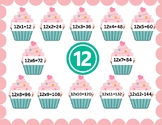 12's - Multiplication Facts Mastery Printable