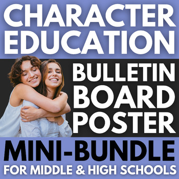 Preview of 120 Character Education Posters MINI-BUNDLE | Positive Bulletin Boards
