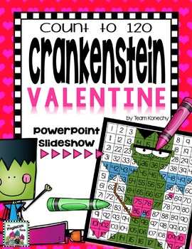 Preview of 120 Chart - A Crankenstein Valentine