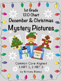1st Grade 120 Chart December & CHRISTMAS Mystery Pictures 6-Pack