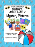 1st Grade 120 Chart June/July & Summer Mystery Pictures 8-Pack