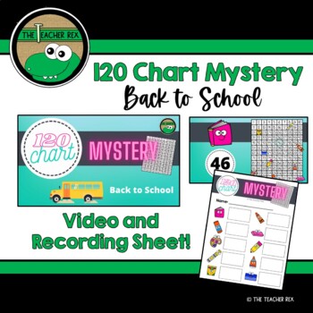 Preview of 120 Chart Mystery - Back to School (video and recording sheet)