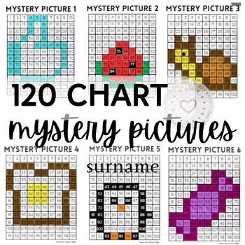 Preview of 120 Chart Mystery Pictures