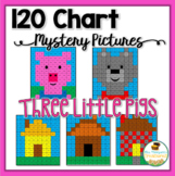 120 Chart Mystery Pictures - The Three Little Pigs