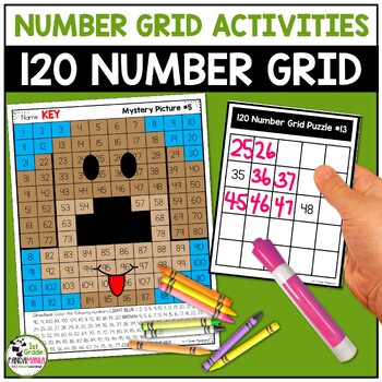 Preview of 120 Charts Missing Numbers for Number Sense to 120 Activities