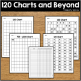 120 Chart and More Numbers from 1-1000 Number Charts