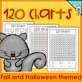 120 Charts that are fall themed, count and fill in the gap
