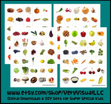 120 FRUIT & VEGETABLE PECS PictUrE CaRdS DiGiTaL DoWnLoAd speech autism therapy