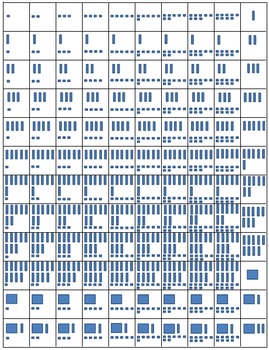 Preview of 120 Frame with number and base 10 blocks