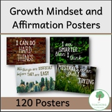 120 Growth Mindset Posters - Nature Themed