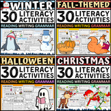 120 Literacy Activities: FALL HALLOWEEN WINTER CHRISTMAS R