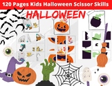 120 Pages Halloween Scissor Skills for Kids - pdf Scissor 