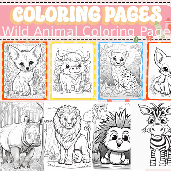 exotic animal coloring pages