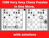 1200 Very Easy Chess Puzzles in one Move Printable PDF -wi