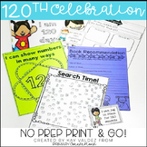 120th Day of School NO PREP Activities and Printables