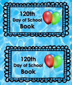 Preview of 120th Day of School Book
