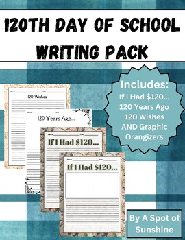 Preview of 120th Day of School Writing Pack