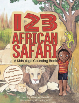 Preview of 123 African Safari: A Kids Yoga Counting Book