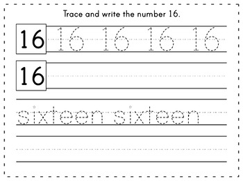 123 number tracing and writing worksheets by vianova learning resources