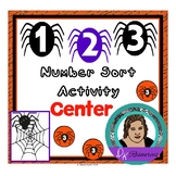 123 Spider Sort - Number and Counting Center Activity!
