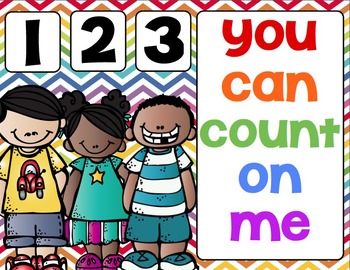 1 2 3 You Can Count On Me Counting Practice For The Start Of The Year