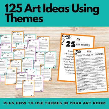125 Art Ideas Using Themes Choice Based Art TAB Art by Princess Artypants