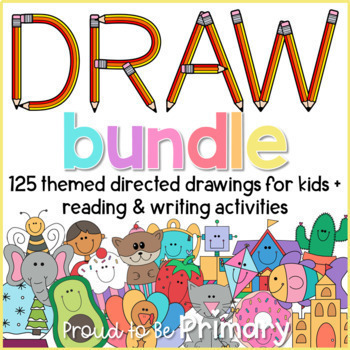 Preview of 125 Directed Drawing Activities - Early Finisher Writing & Reading Comprehension