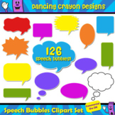 126 Speech Bubbles Clip Art | Word Balloons