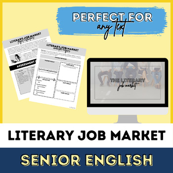 Preview of 12th ELA - Resume & Cover Letter Project for ANY TEXT - Career Readiness