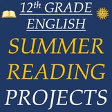 12th Grade English ELA Summer Reading Project Options – No