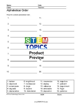 12th grade vocabulary worksheets full year 790 pages by stemtopics